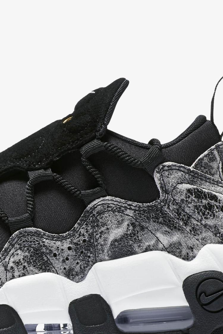 Women's Air More Money LX 'Black & Summit White' Release Date