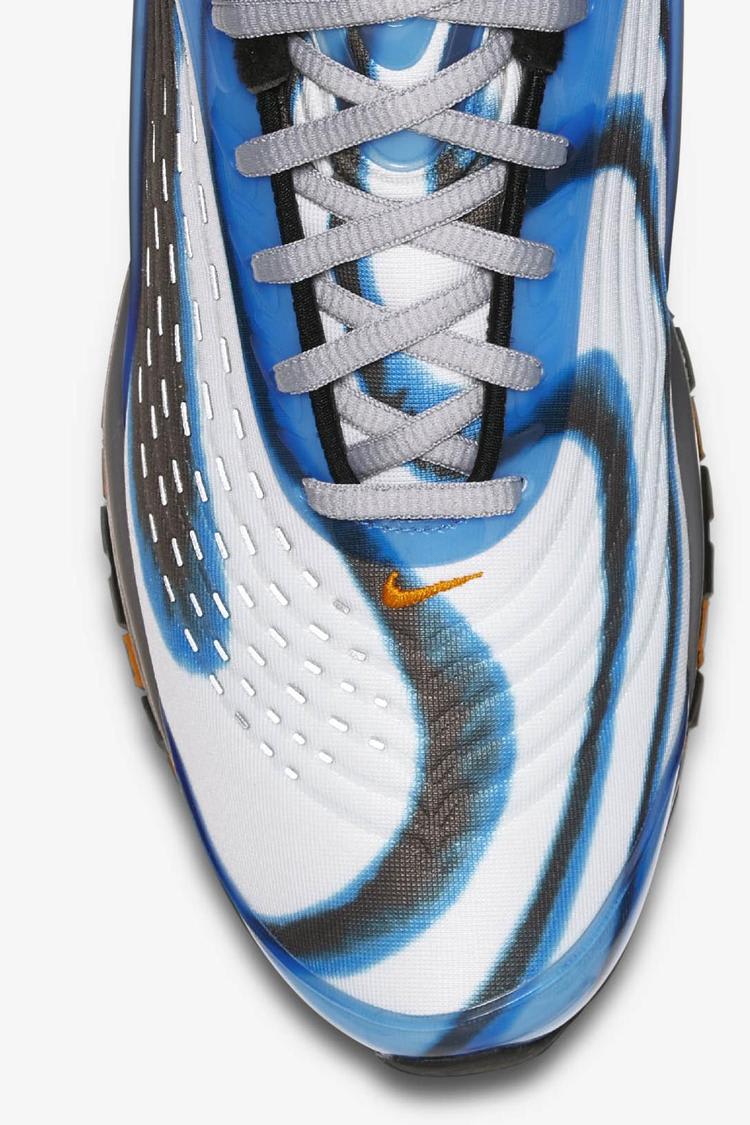 Nike Air Max Deluxe Photo Blue Wolf Grey Orange Peel Erscheinungsdatum. Nike SNKRS