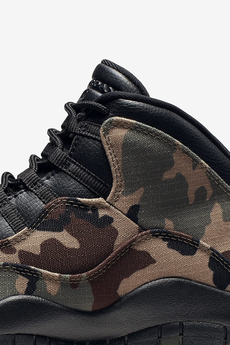 Jordan retro 10 woodland camo on sale