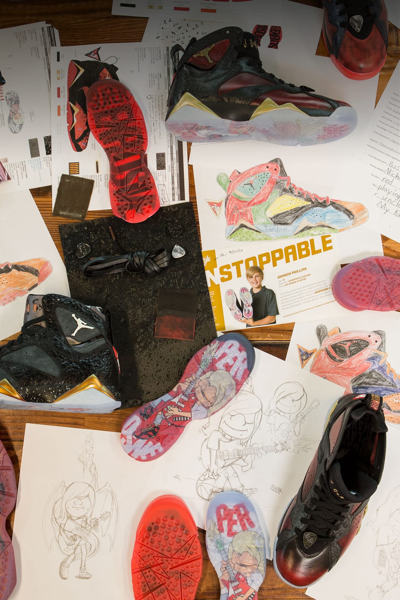 Behind the Design Air Jordan 7 Retro Doernbecher 2016. Nike SNKRS