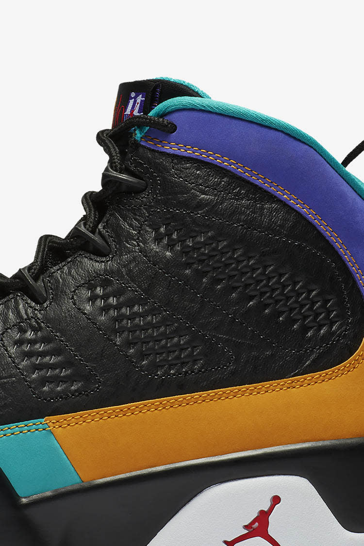 Air Jordan 9 Black Dark Concord Canyon Gold Release Date. Nike SNKRS
