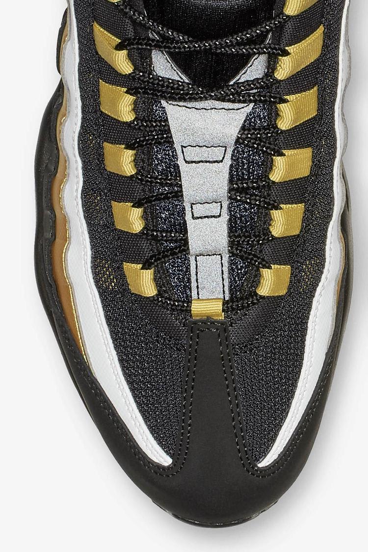 Air Max 95 OG 'Black & Metallic Gold & White' Release Date