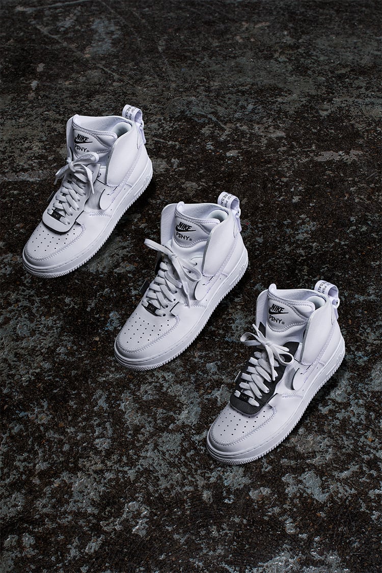 Psny x nike air force 1 high white hotsell