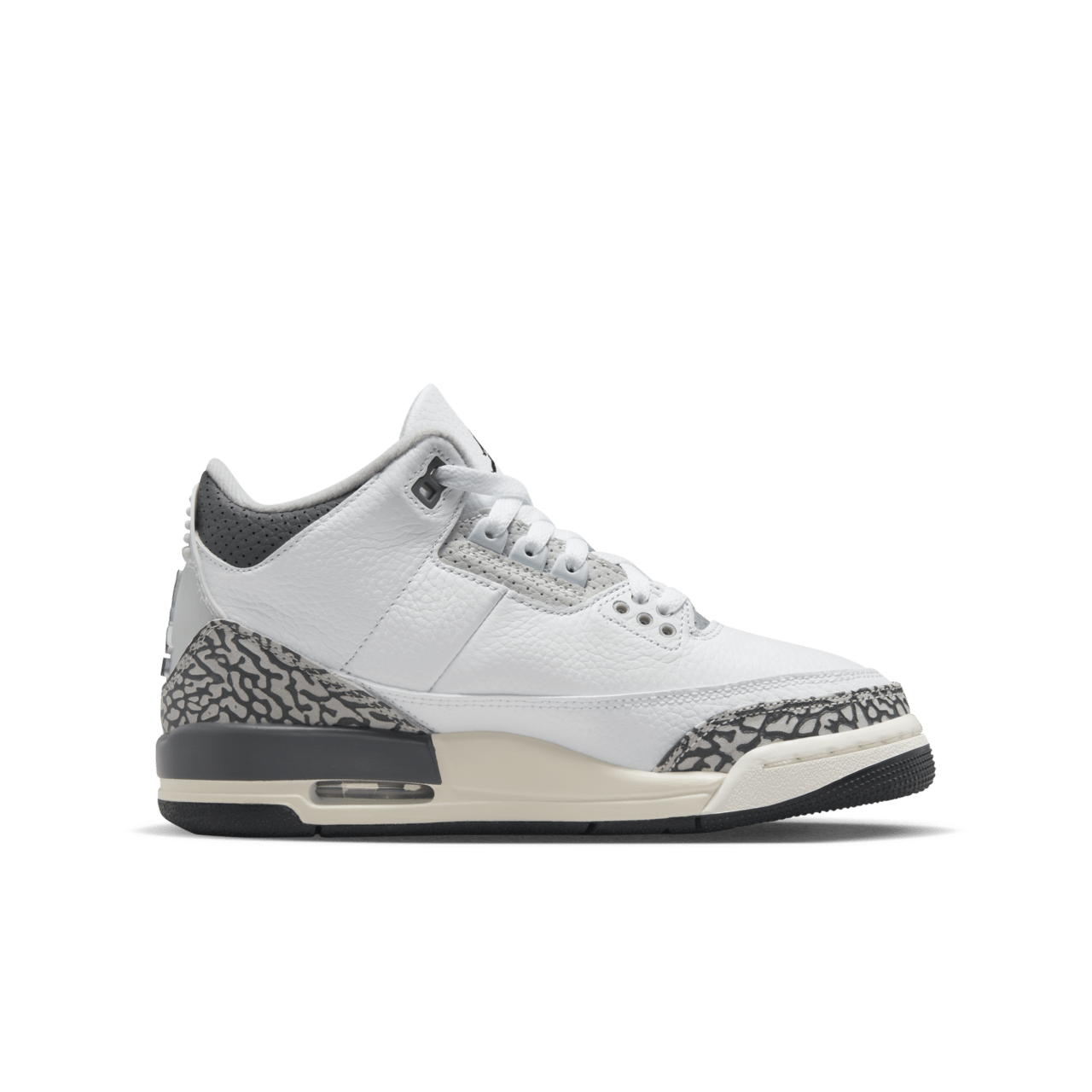 วันเปิดตัว Air Jordan 3 "Animal Icon" เด็กโต (DX6665-100)