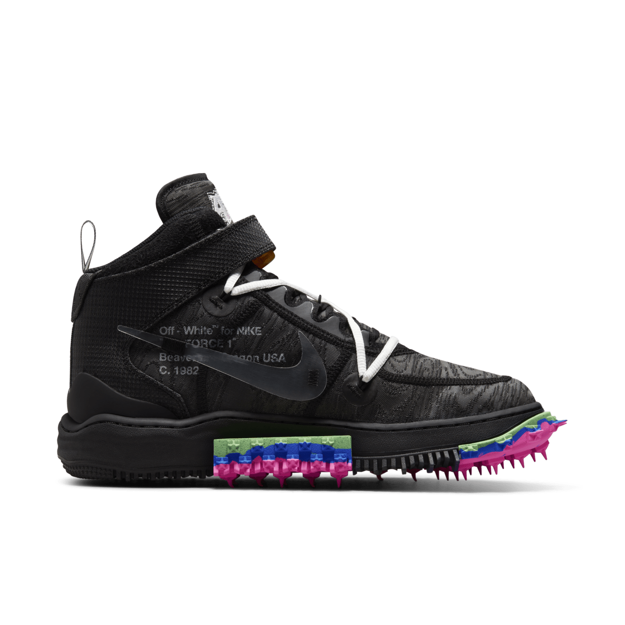 Fecha de lanzamiento del Air Force 1 Mid x Off-White™ "Black" (DO6290-001)