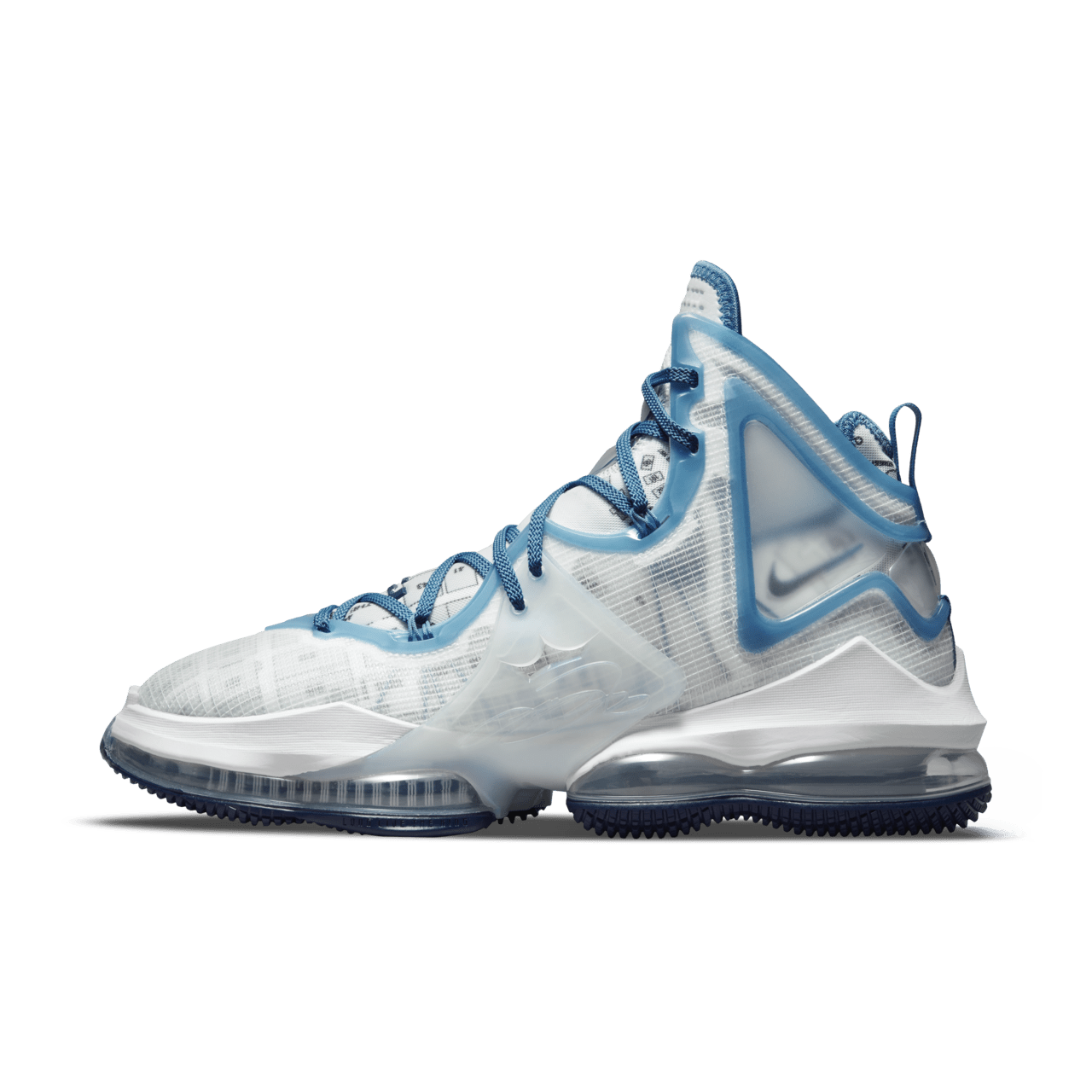 LeBron 19 White and Dutch Blue Release Date. Nike SNKRS