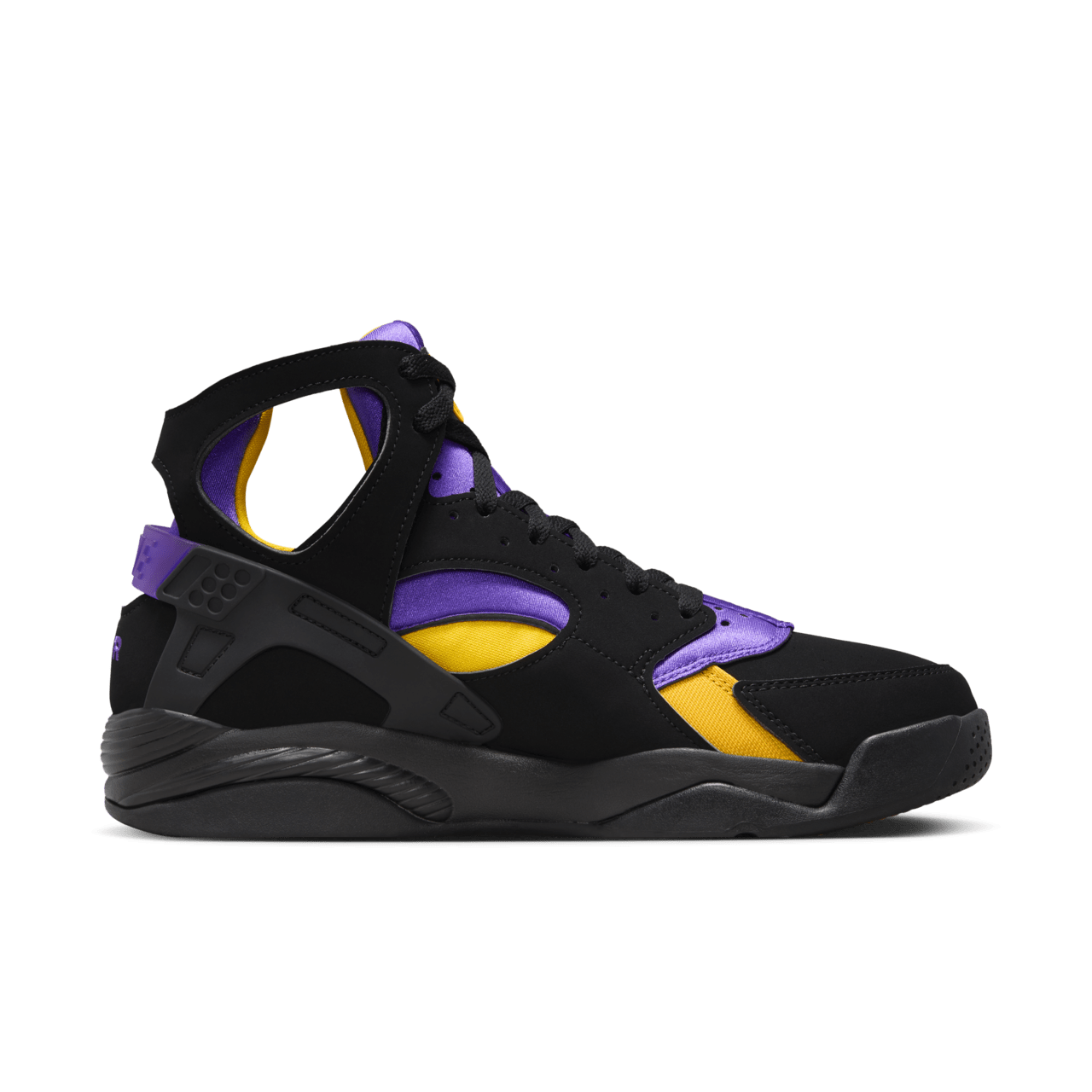 วันเปิดตัว Air Flight Huarache "Black and Varsity Purple" (FD0188-001)