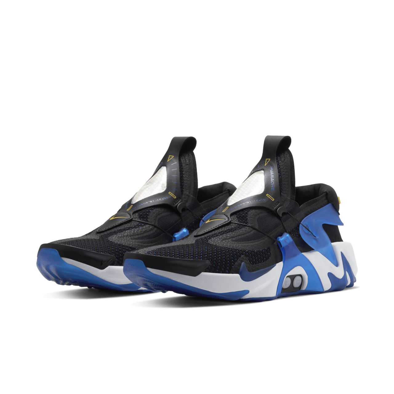 Adapt Huarache 'Black/Racer Blue' Release Date