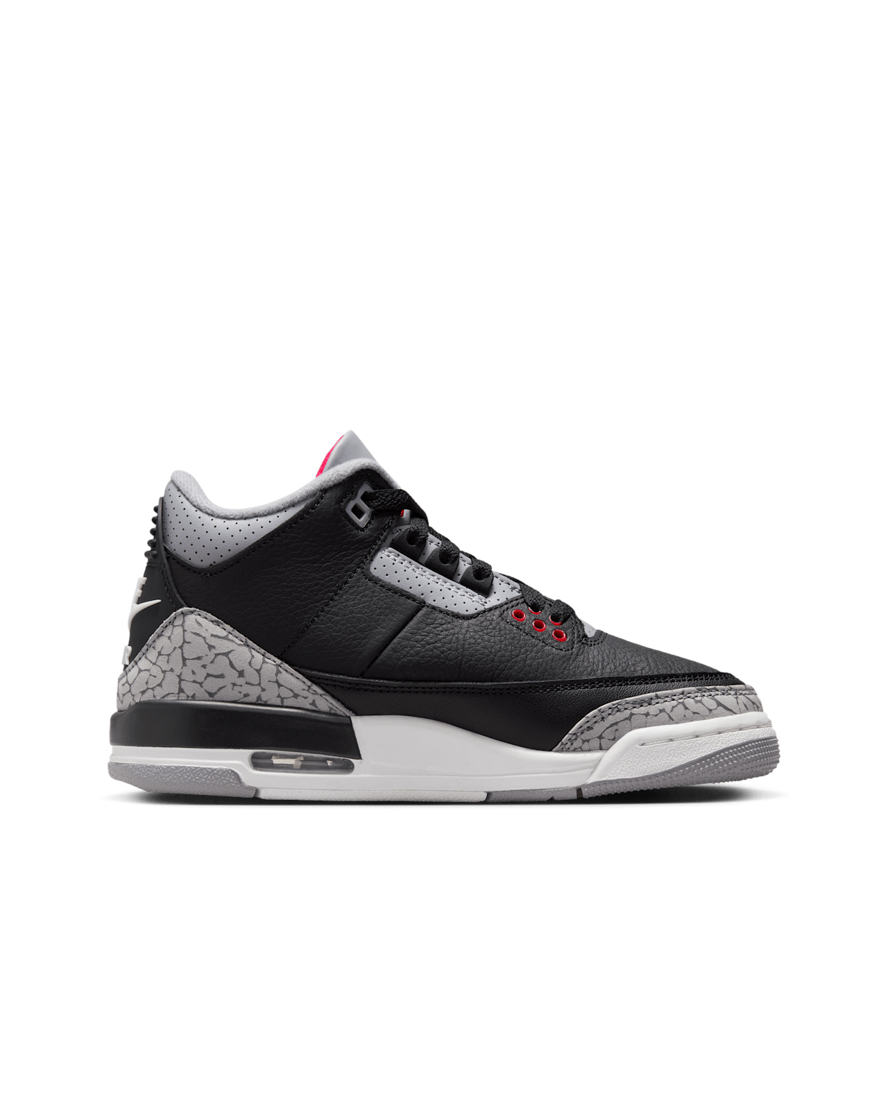 Big Kids' Air Jordan 3 'Black Cement' (DM0967-010)