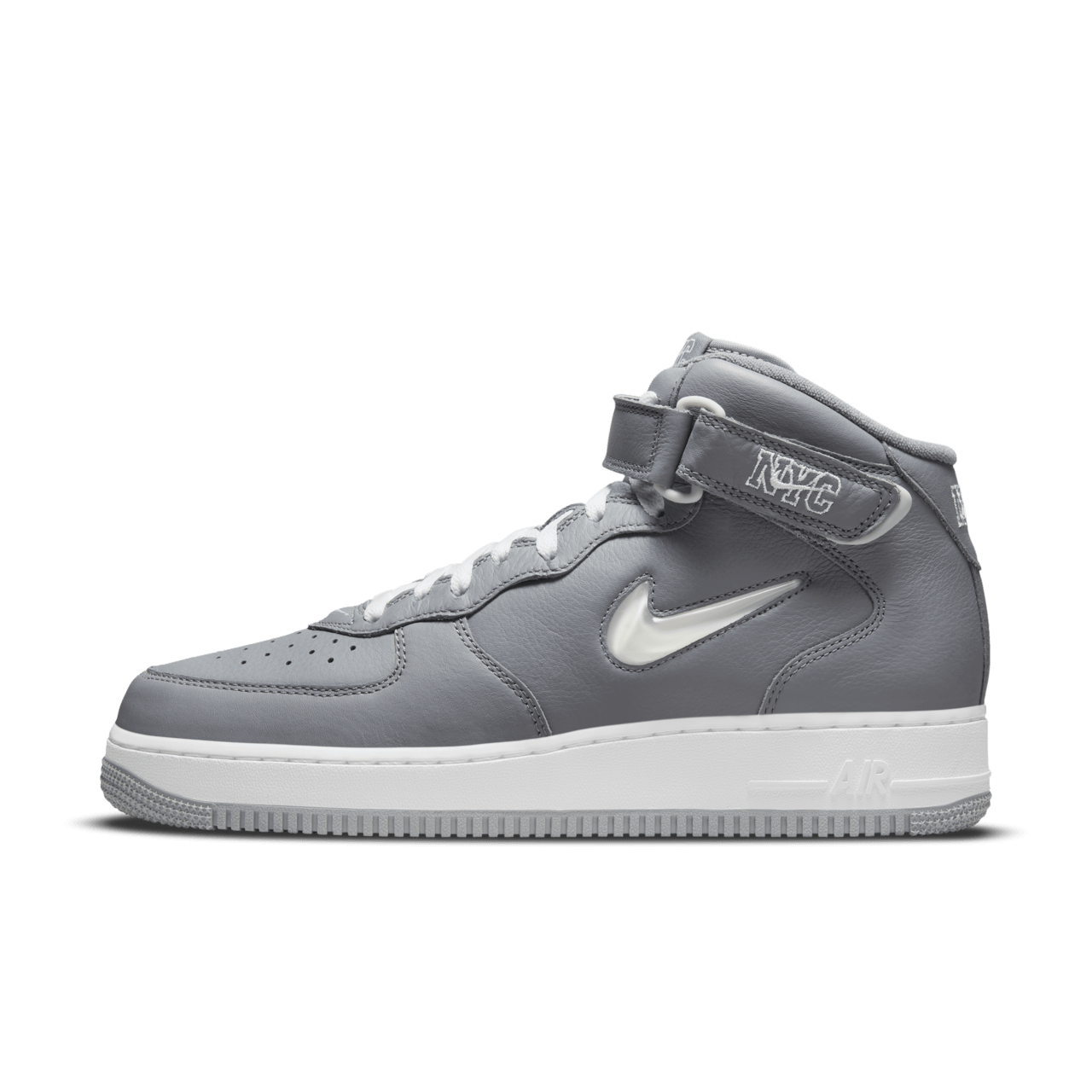 วันเปิดตัว Air Force 1 Mid Jewel “NYC Cool Grey”