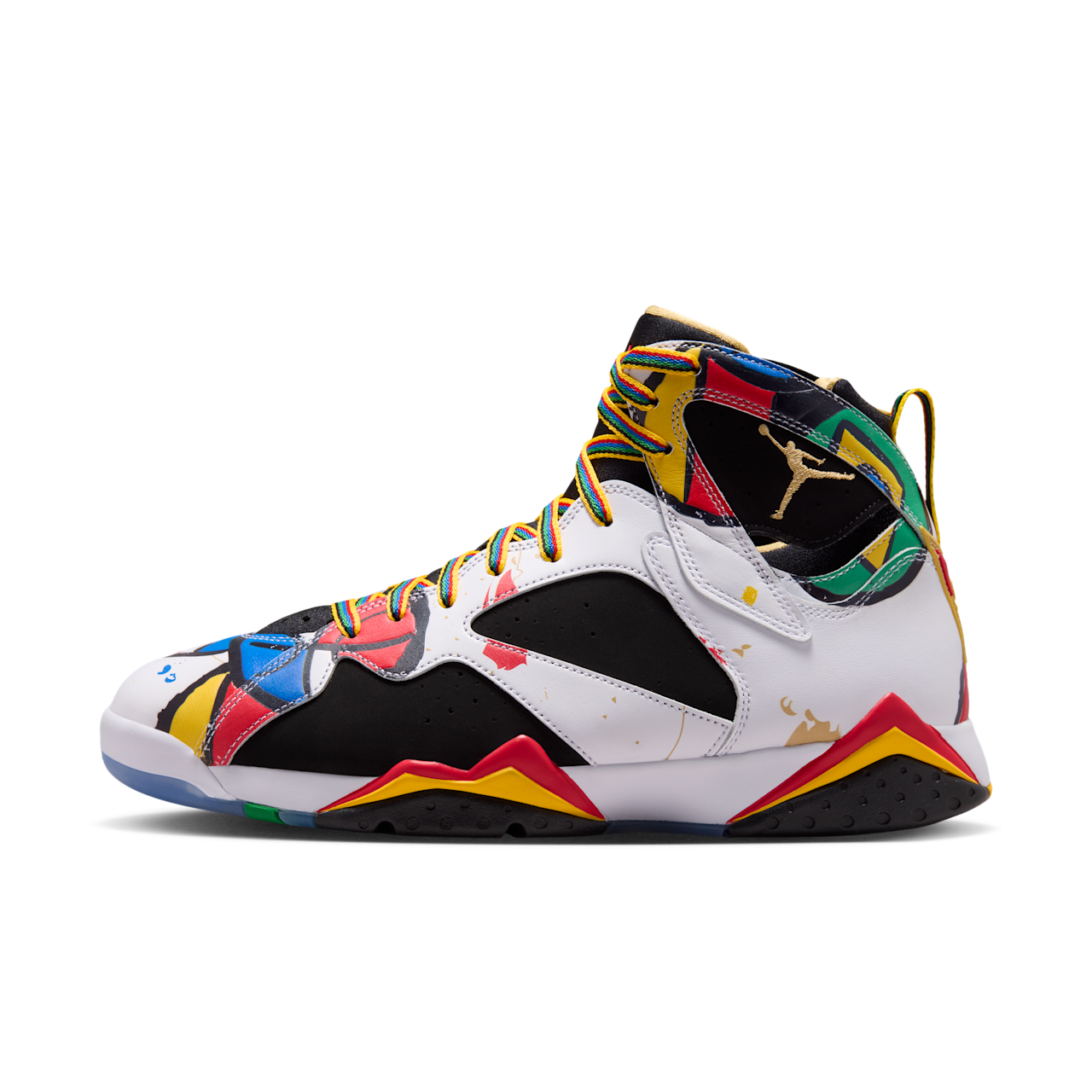 【NIKE公式】エア ジョーダン 7 レトロ "Miró" 'White and Multi-Color' (IQ6573-100) 発売日