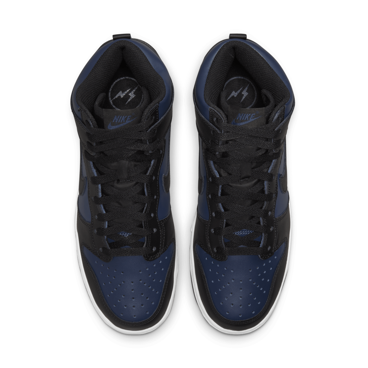 【NIKE公式】ダンク HIGH x フラグメント 'Midnight Navy' (DJ0383-400 / NIKE DUNK HI / FRAGMENT)