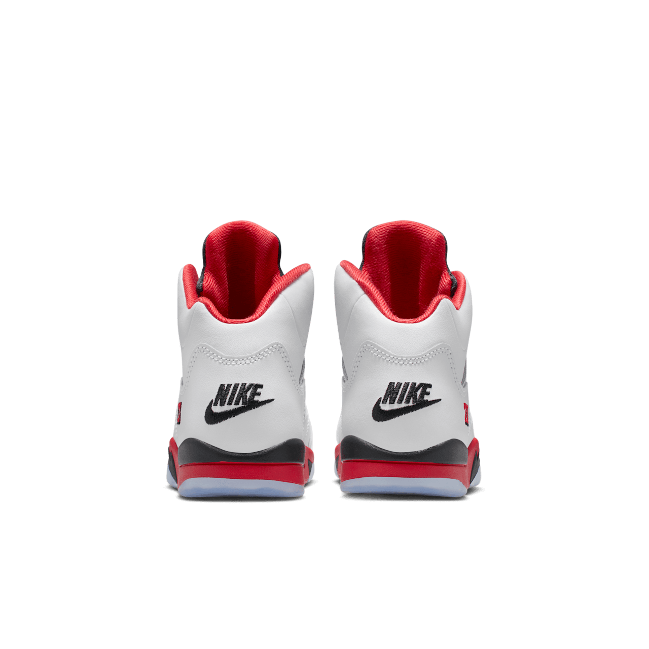 Little Kids' Jordan 5 'Fire Red' "Black Tongue" (HQ7979-101)