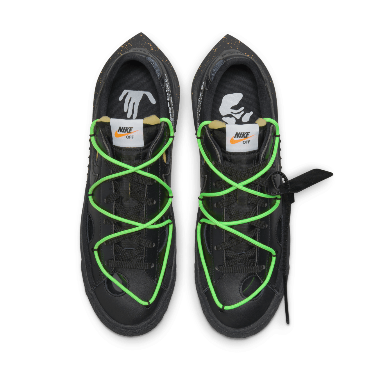 Blazer Low x Off-White™️ 'Black and Electro Green' (DH7863-001) Release Date