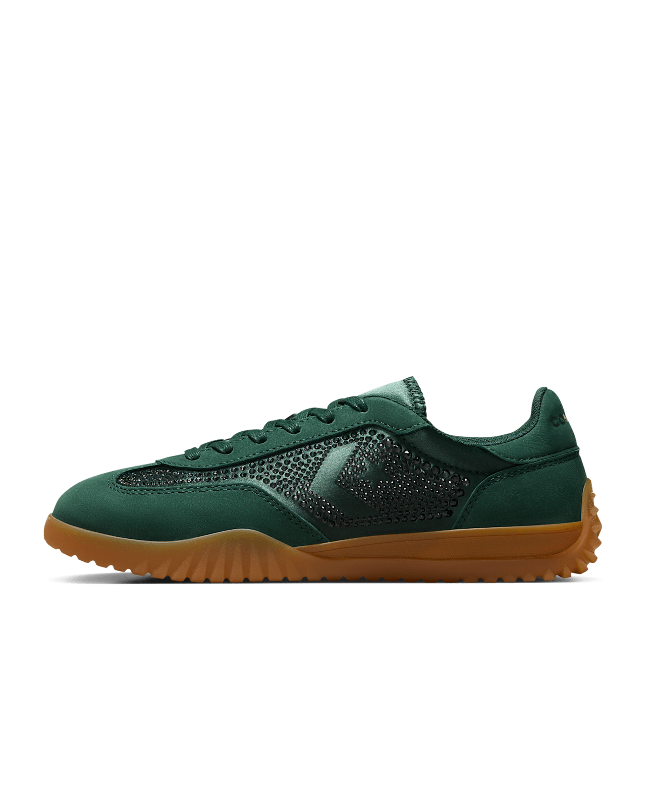 Converse Run Star Trainer With Swarovski®️ crystals 'Deep Emerald' (A11168C-300)