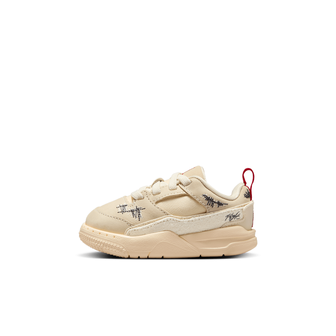 HQ2959-100 Toddler Jordan Flight Court x Téla 'Crèpe'
