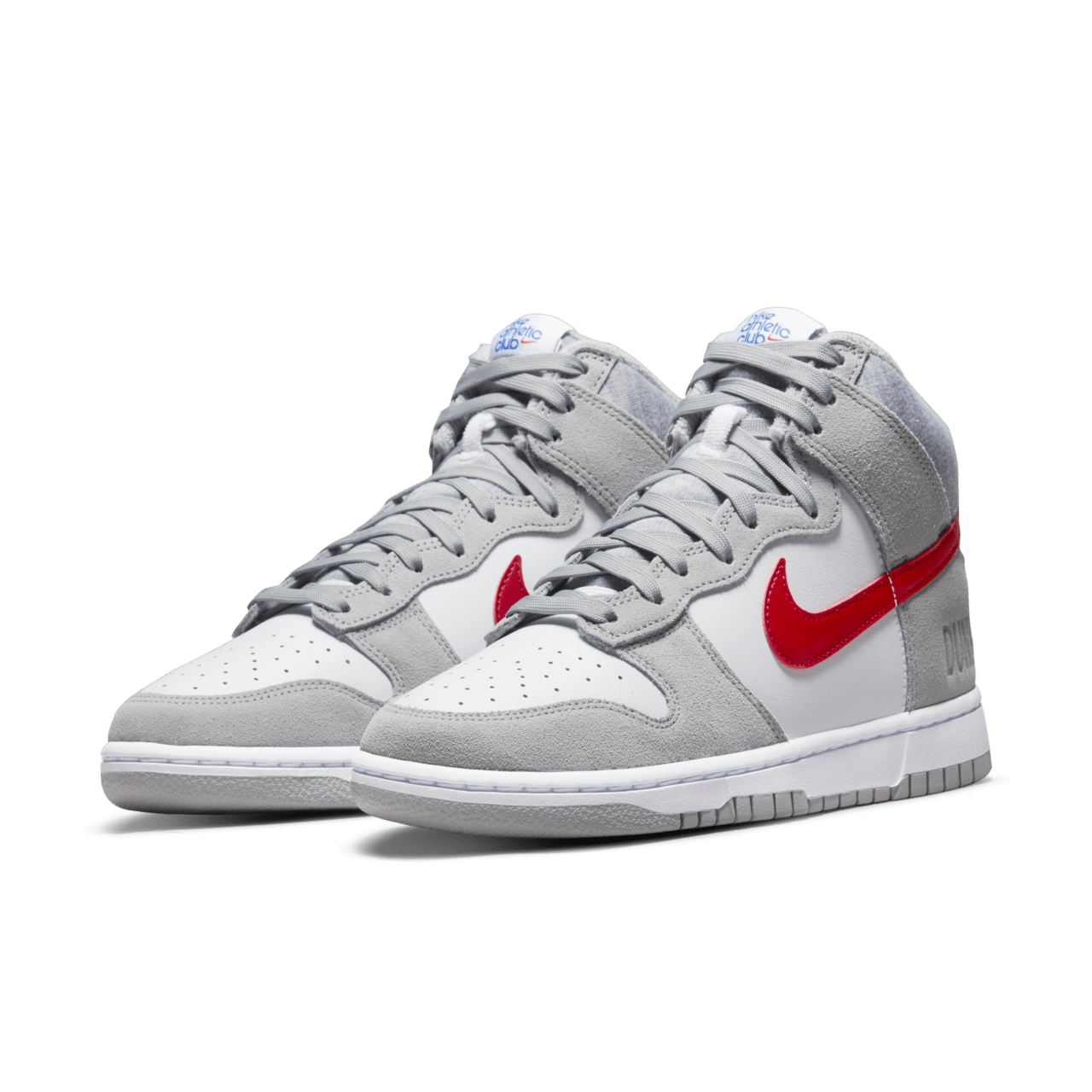 วันเปิดตัว Dunk High “Light Smoke Grey and Gym Red” (DJ6152-001)