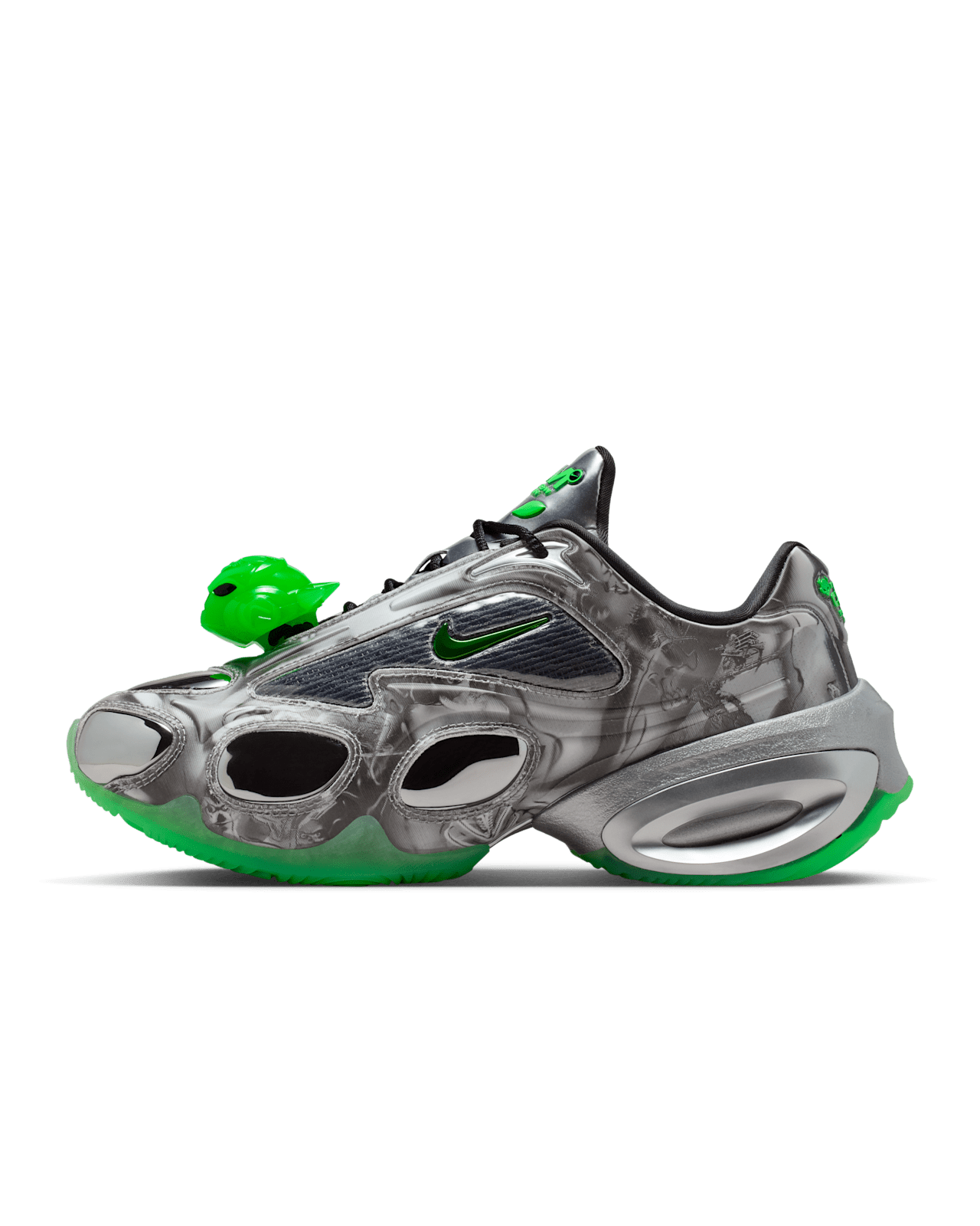 Fecha de lanzamiento de los Air Max Muse x WINDOWSEN "Metallic Silver and Rage Green" para mujer (IH2120-002)