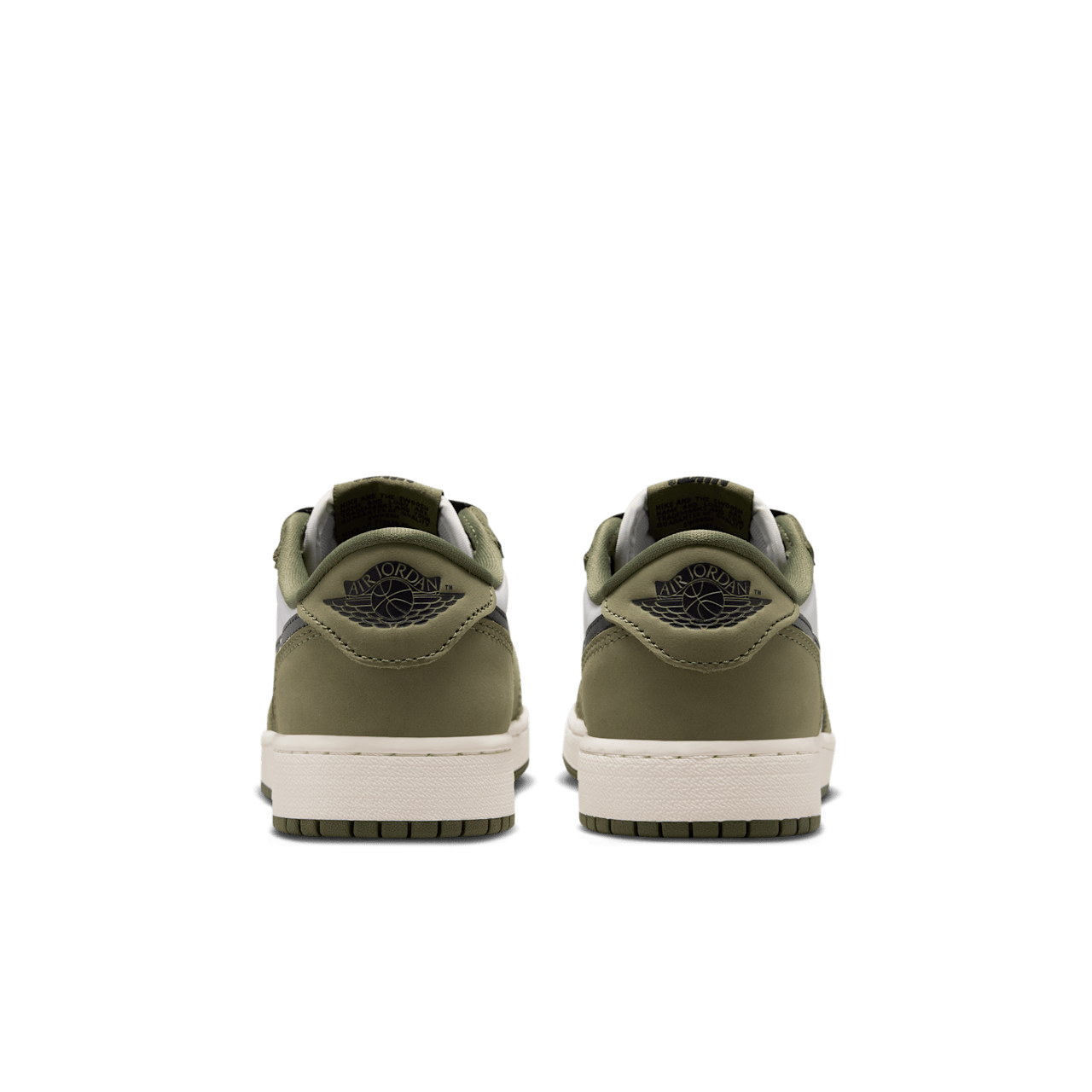 Big Kids' Air Jordan 1 Low 'Medium Olive and Summit White' (HQ6999-200)