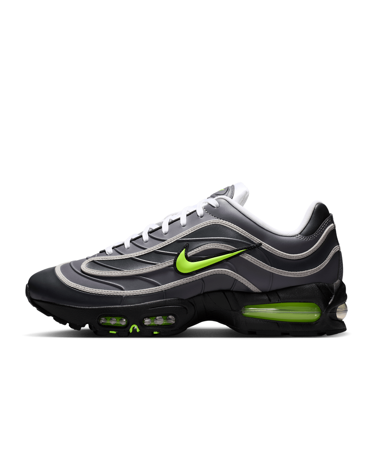Fecha de lanzamiento de los Air Max 95 "Joga Bonito" "Black and Neon Yellow" (IO1753-003)