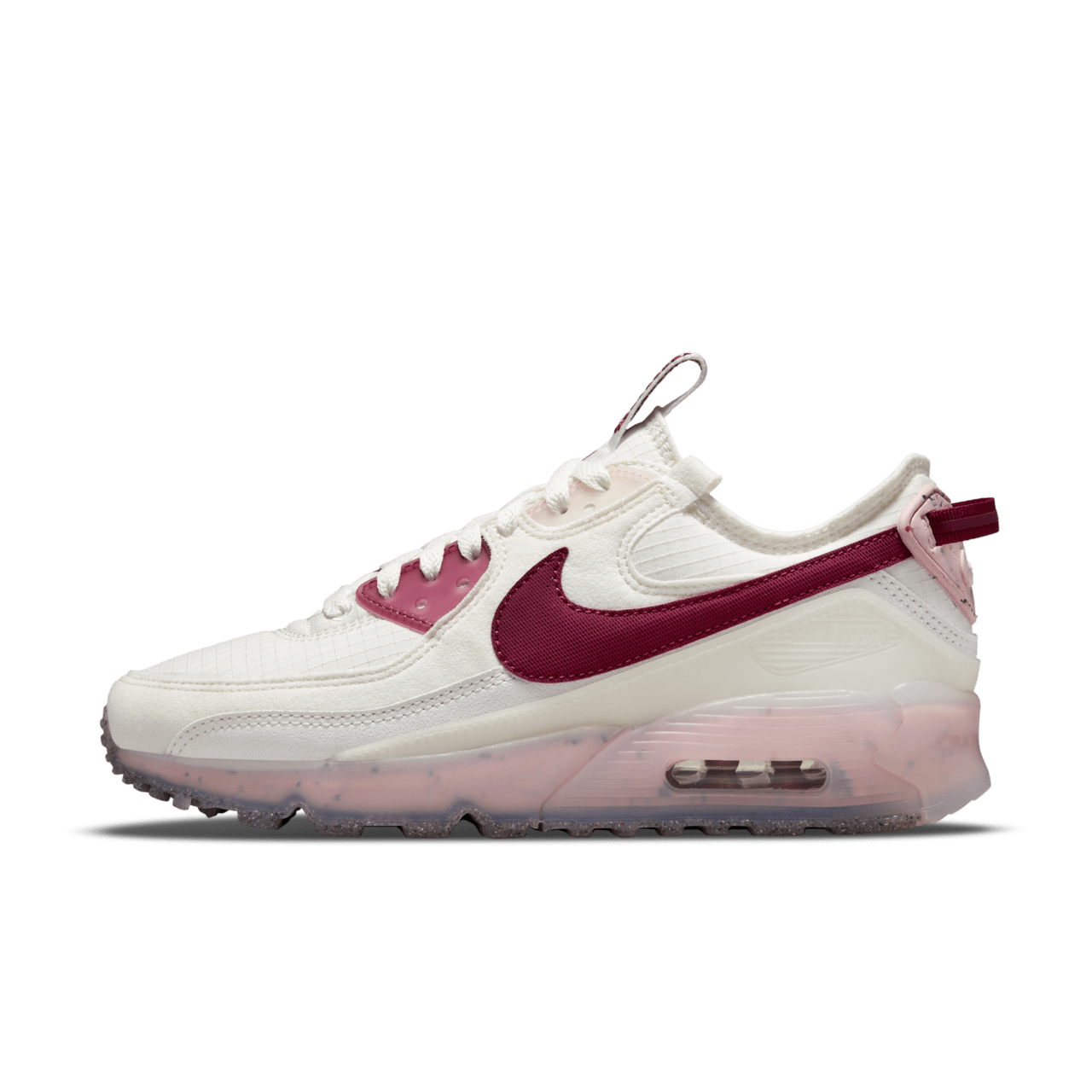 【NIKE公式】レディース エア マックス テラスケープ 90 'Summit White and Pomegranate' (DC9450-100 / W AIR MAX TERRASCAPE 90 NN)