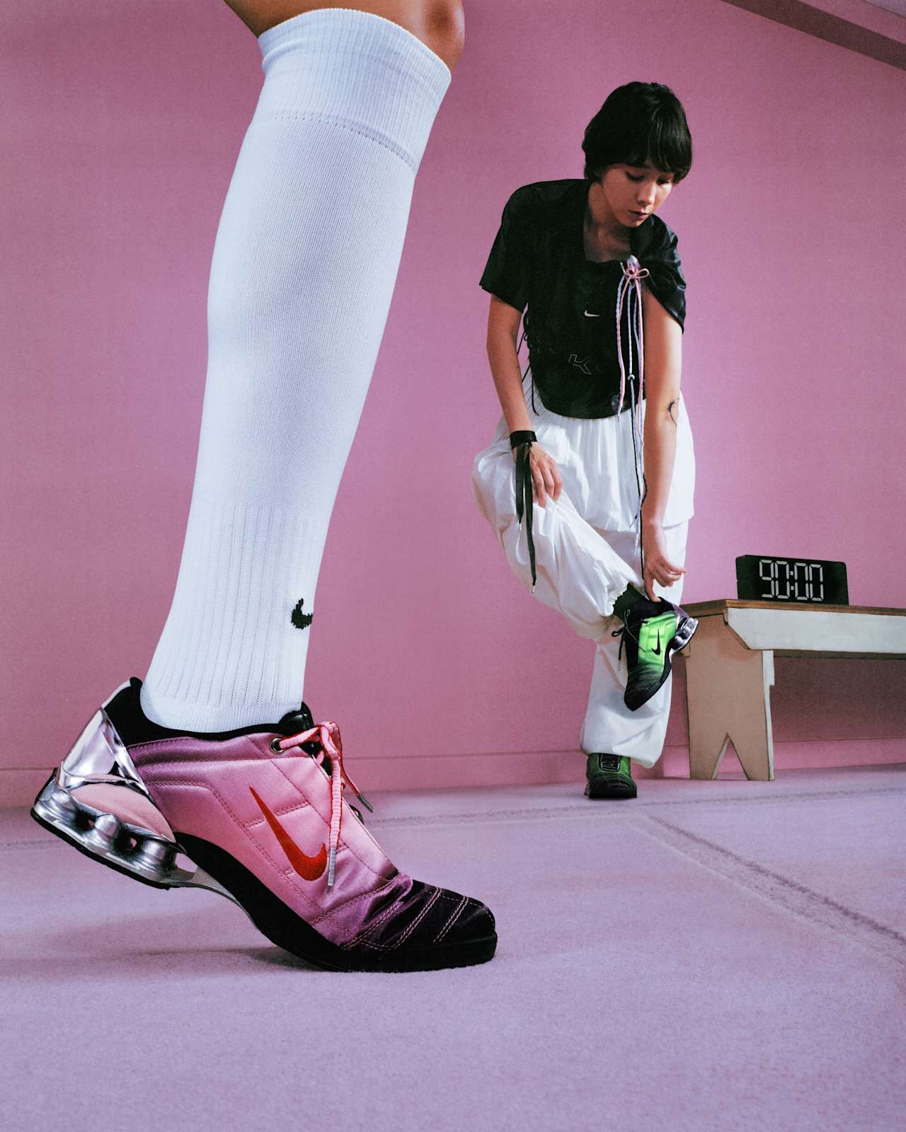 Women's Total90 Shox Magia x Forget-me-nots 'Shy Pink and University Red' (IQ5683-601) Release Date