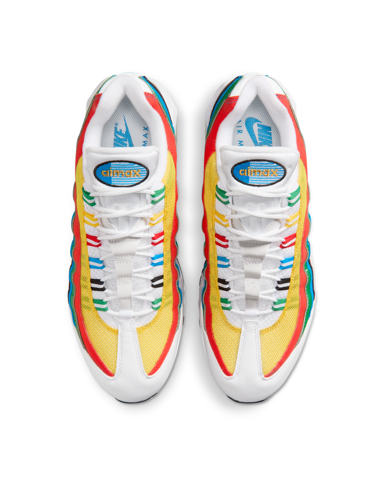 Fecha de lanzamiento de las Air Max 95 Big Bubble "Varsity Maize, Chile Red, Classic Green, Photo Blue and Black" (IB7872-100)
