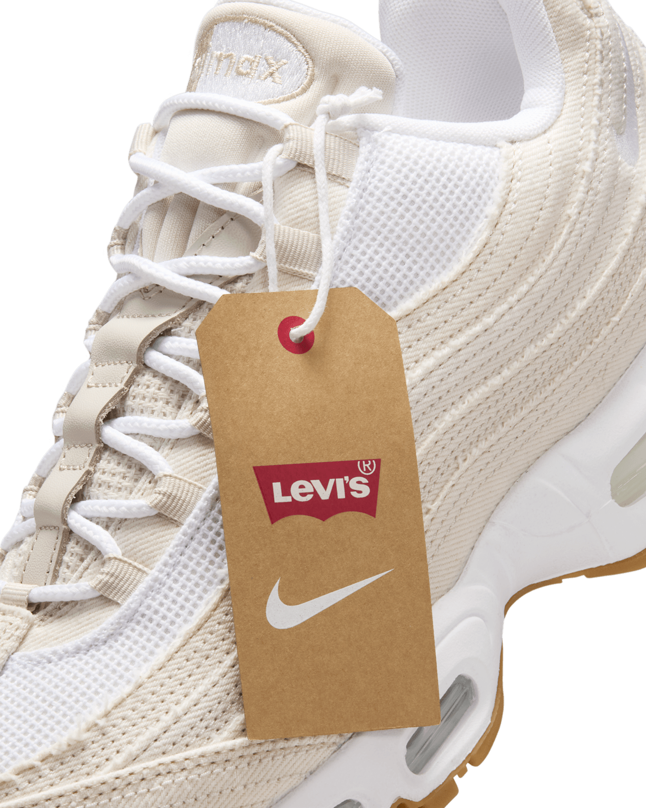 Lanceringsdato for Air Max 95 x Levi's® "White and Ecru" (HM4743-100) 