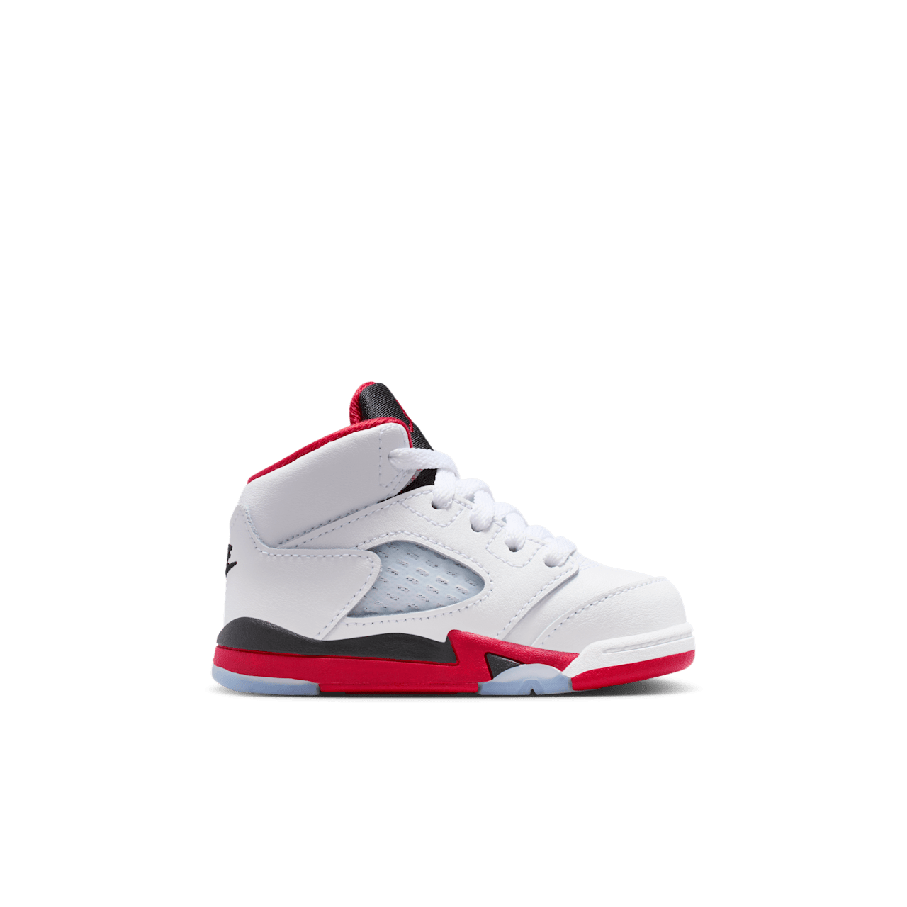 Toddler Jordan 5 'Fire Red' "Black Tongue" (HQ7981-101)