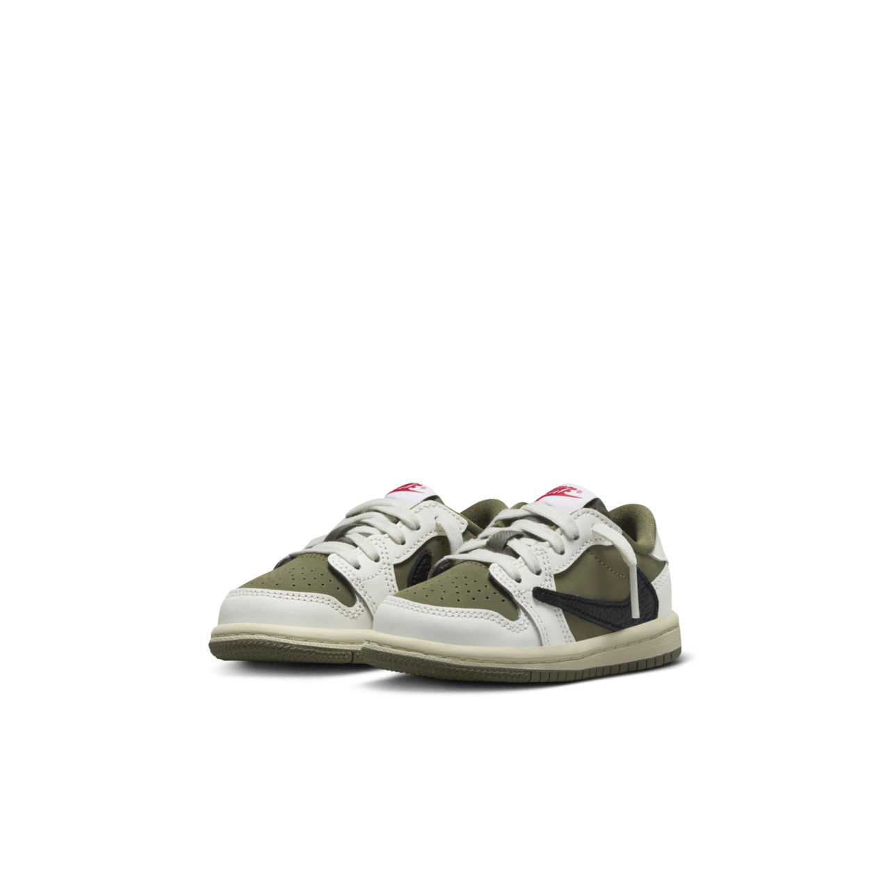 วันเปิดตัว Jordan 1 Low x Travis Scott "Reverse Olive" เด็กวัยหัดเดิน (DO5441-200)
