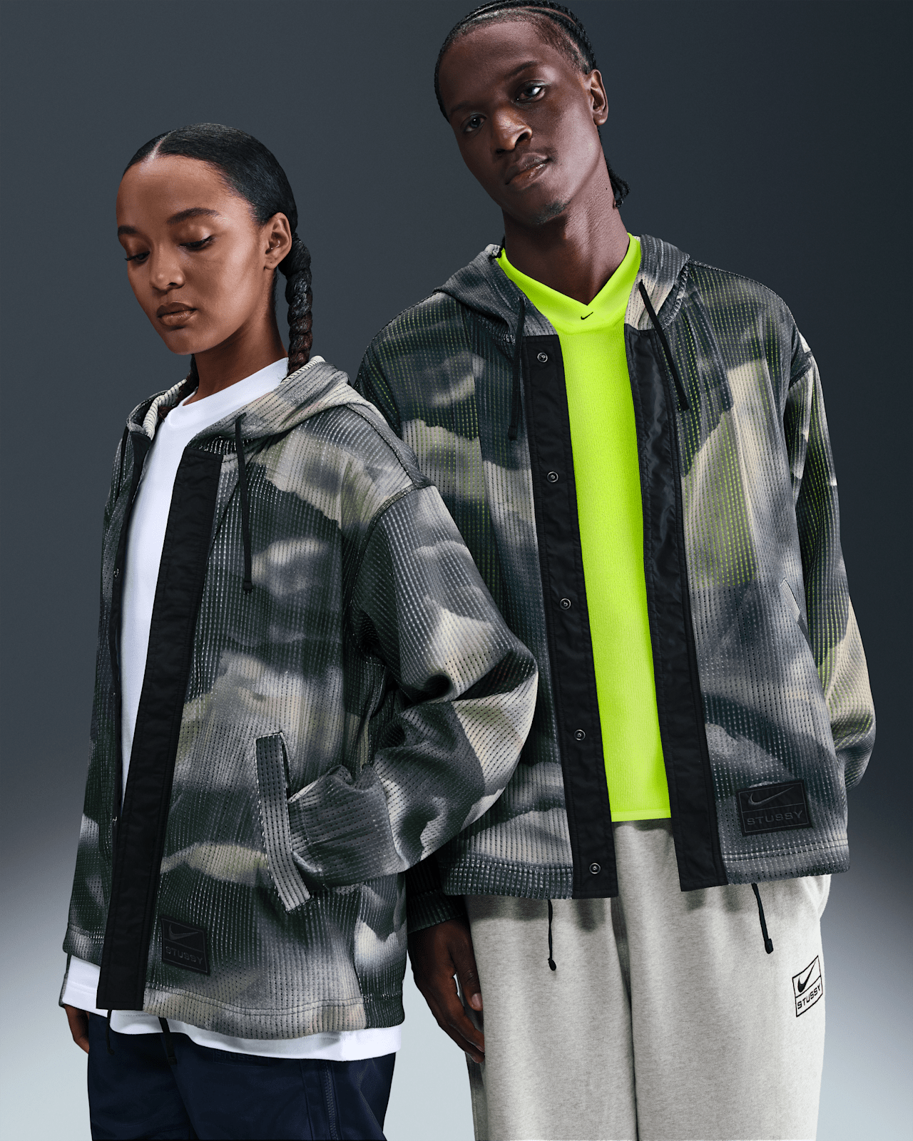 Nike x Stüssy Ghillie Allover Print Hoodie