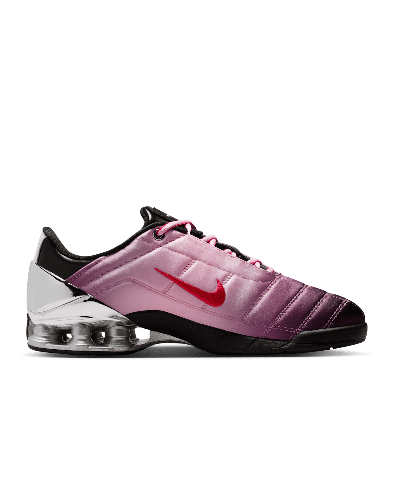 Total 90 Shox Magia x Forget-me-nots "Shy Pink and University Red" für Damen (IQ5683-601) – Erscheinungsdatum