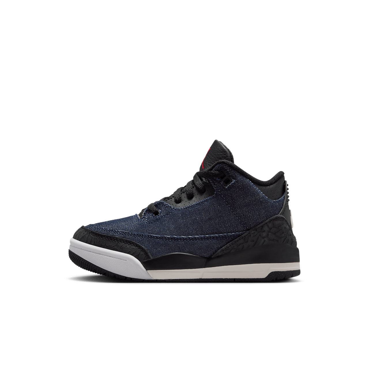 Little Kids’ Jordan 3 x Levi's® 'Indigo and Gym Red' (IQ8058-400)