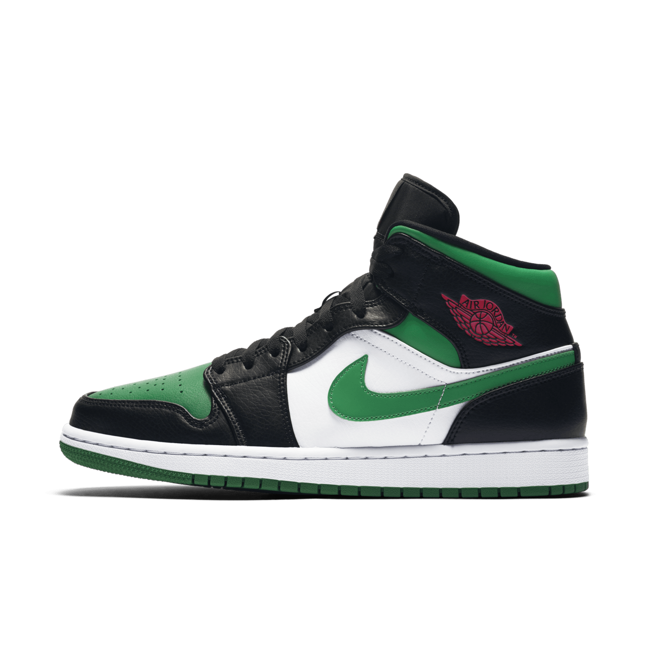 Air jordan mid pine green on sale