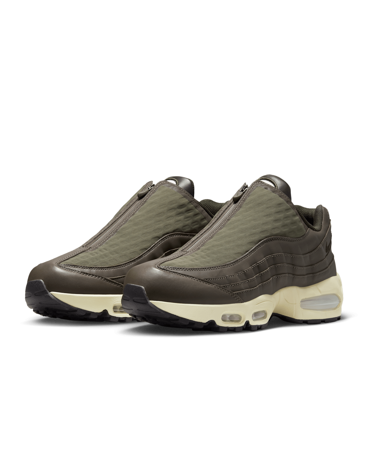 Fecha de lanzamiento de los Air Max 95 Big Bubble Zipper "Medium Olive and Alabaster" (IQ3466-200)