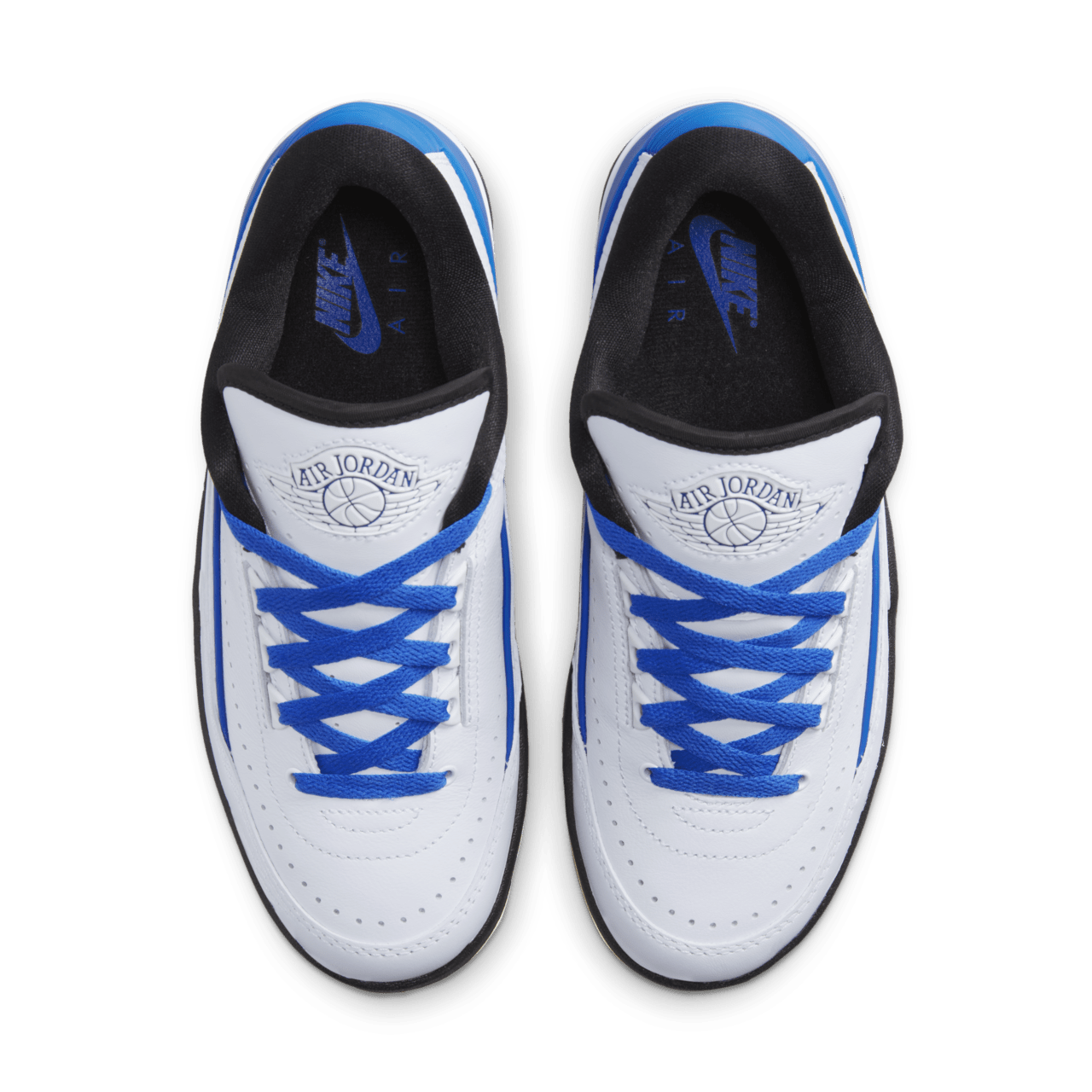 Jordan 2 blue and white best sale