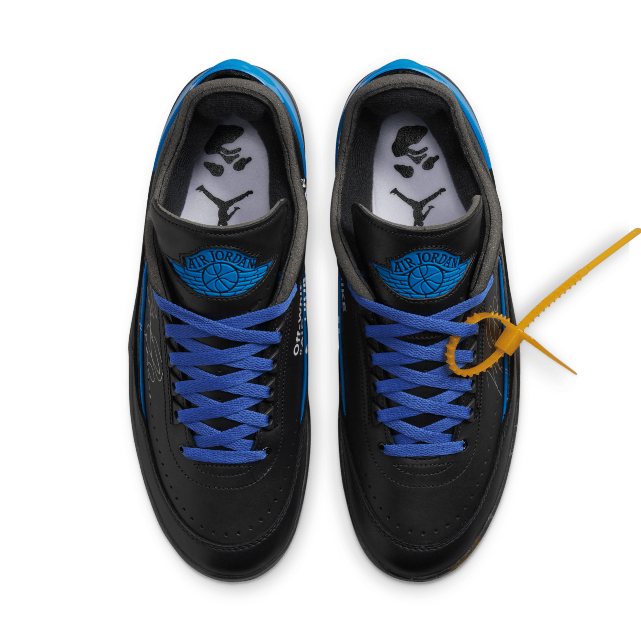 Air Jordan 2 Low x Off-White™️ 'Black and Varsity Royal' (DJ4375-004) Release Date