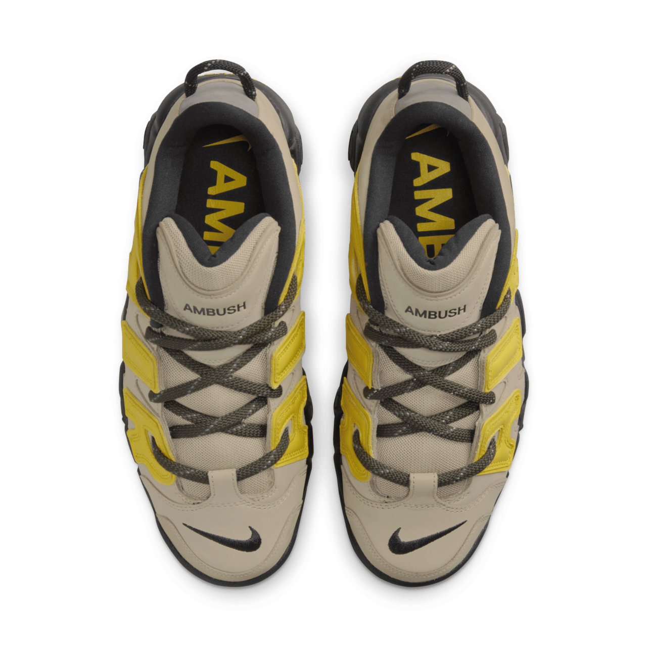 วันเปิดตัว Air More Uptempo Low x AMBUSH "Vivid Sulfur and Limestone" (FB1299-200)
