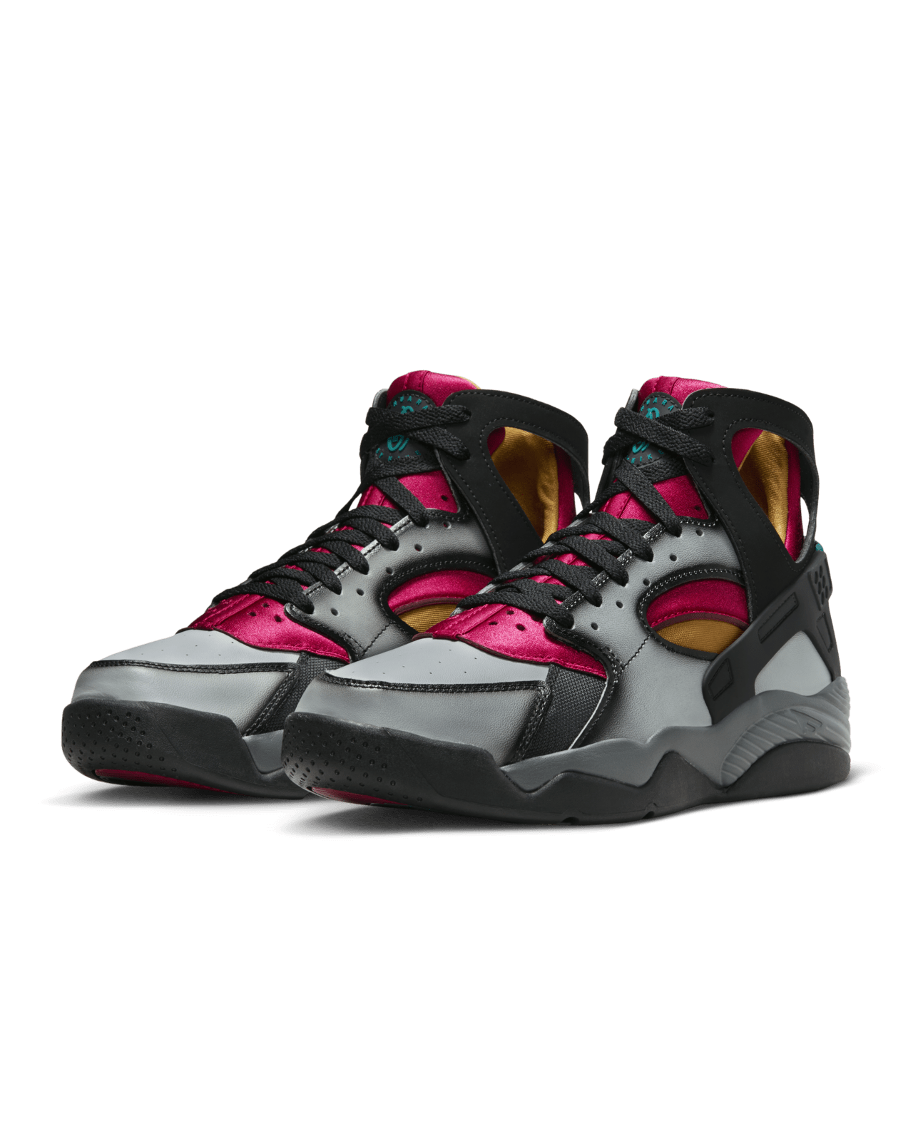 Air Flight Huarache Light Smoke Grey and Noble Red FD0189 001 release date. Nike SNKRS