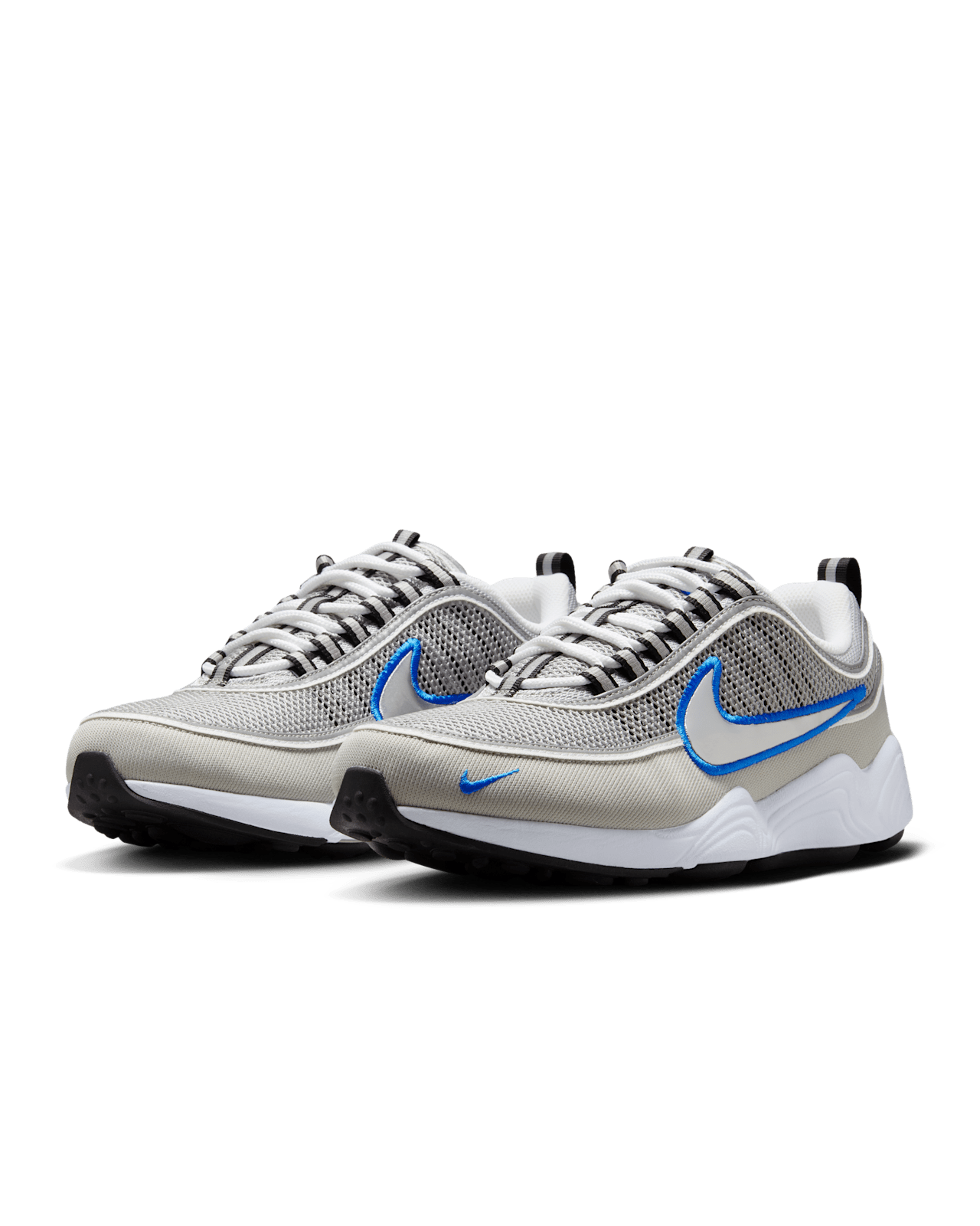 วันเปิดตัว Air Zoom Spiridon "Metallic Silver and Signal Blue" (HF9117-003)