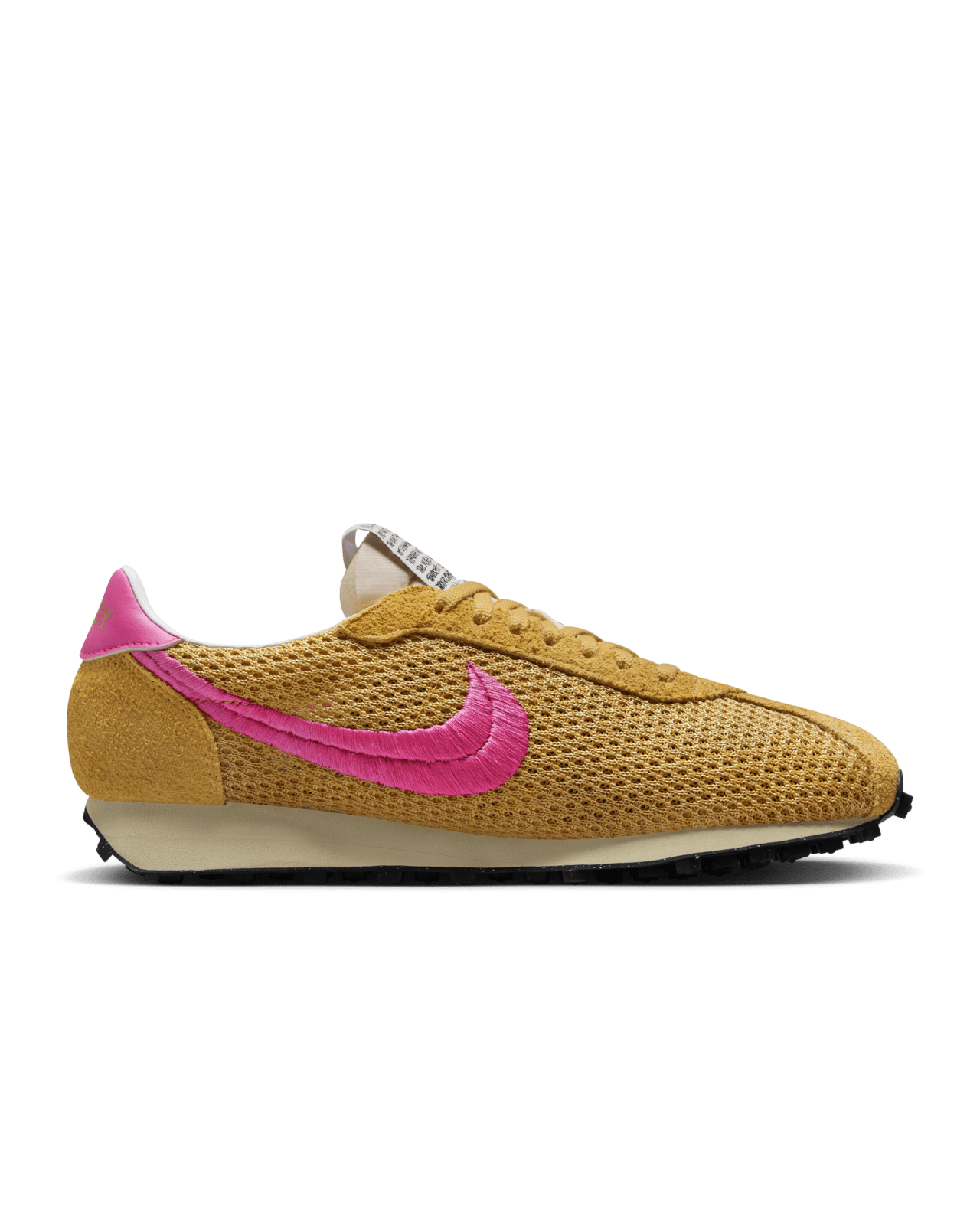 Fecha de lanzamiento de los Nike LD-1000 x Stüssy "Sanded Gold and Laser Fuchsia" (FQ5369-700)