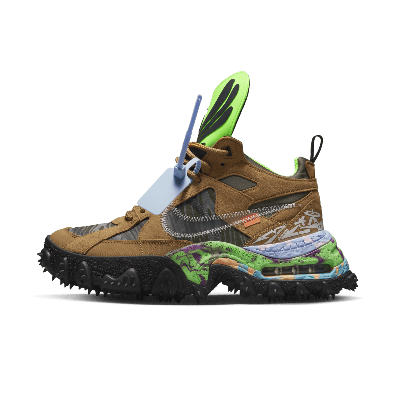 วันเปิดตัว Terra Forma x Off-White™️ "Wheat and Green Strike" (DQ1615-700)