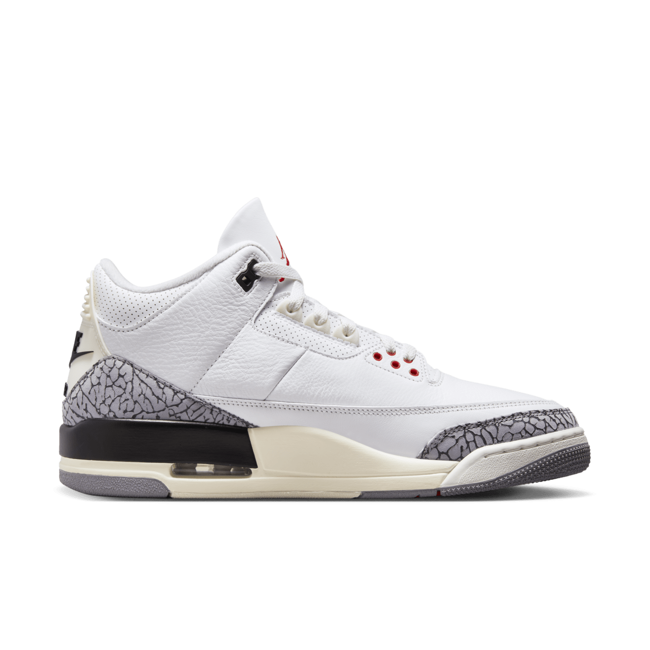 วันเปิดตัว Air Jordan 3 "White Cement Reimagined" (DN3707-100)