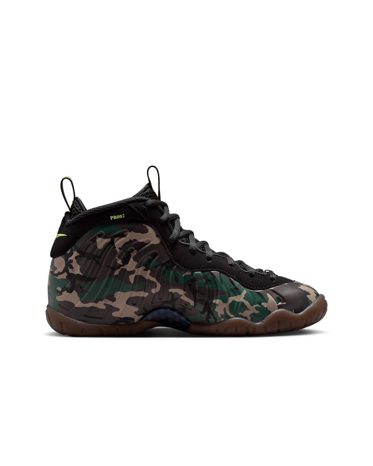 Big Kids' Little Posite Pro "Camo" 'Black and Multi-Color' (IV7555-001) Release Date