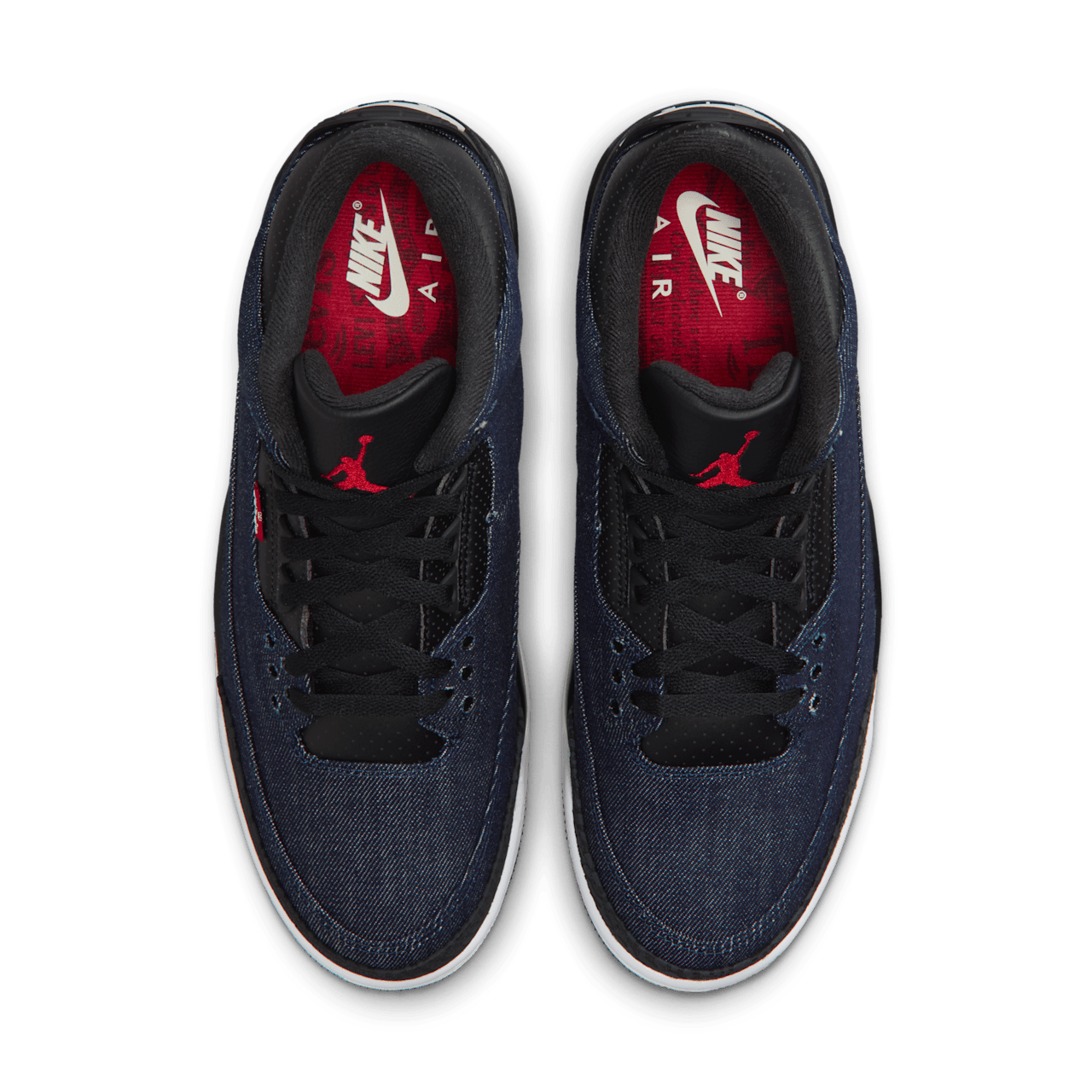 Air Jordan 3 x Levi's® "Indigo and Gym Red" (IH7959-400) – Data de lançamento
