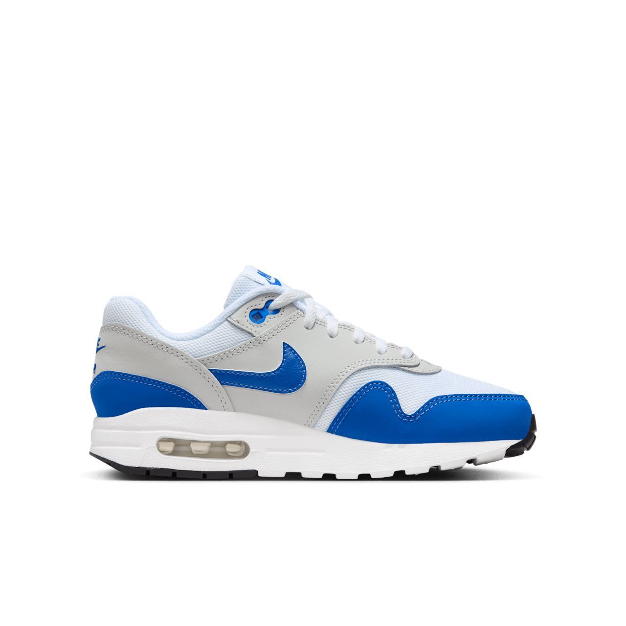 Fecha de lanzamiento del Air Max 1 "Royal Blue" para niños grandes (DZ3307-104)