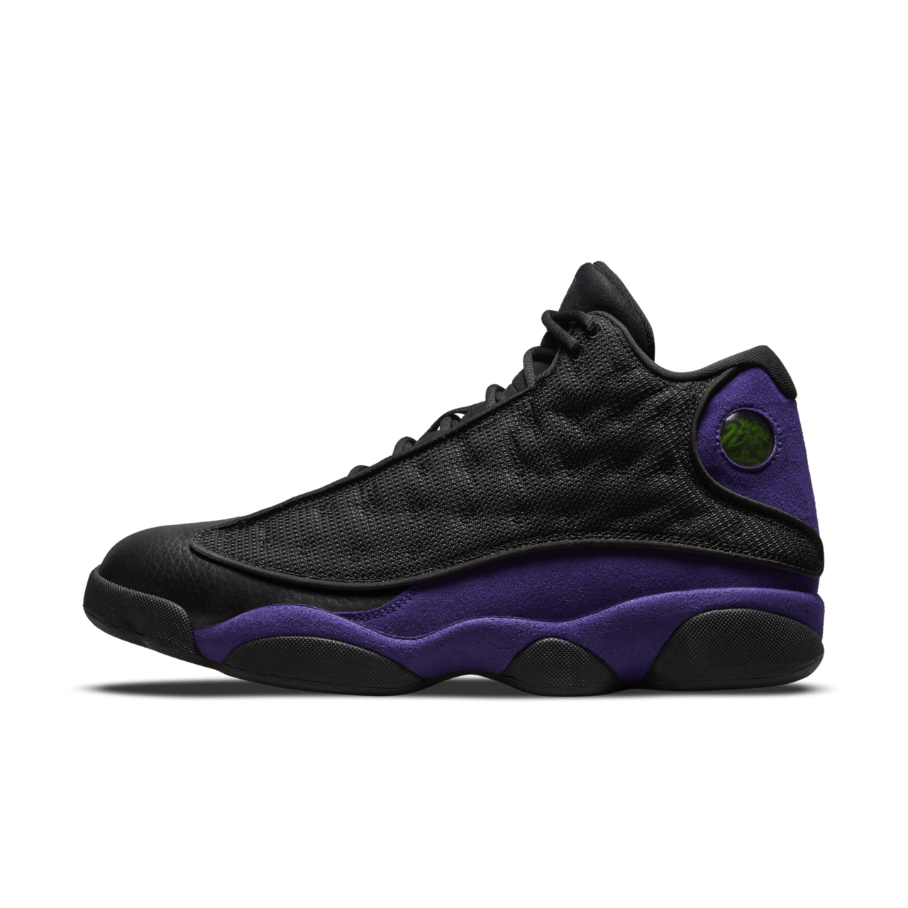 Black and white jordans with purple logo hotsell