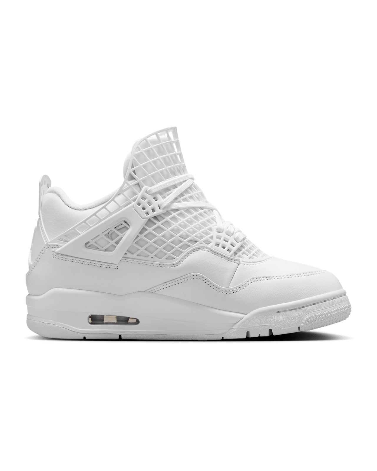 วันเปิดตัว Air Jordan 4 Net "Triple White" ผู้หญิง (FN7251-107)