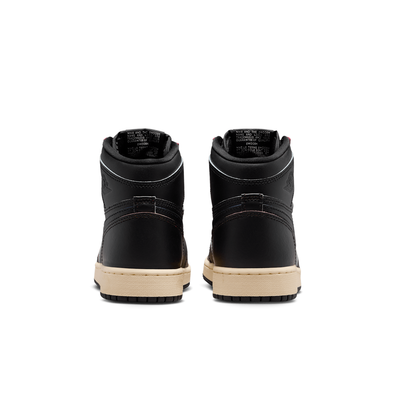 Big Kid's Air Jordan 1 High OG 'Black and Muslin' (FD1437-002)
