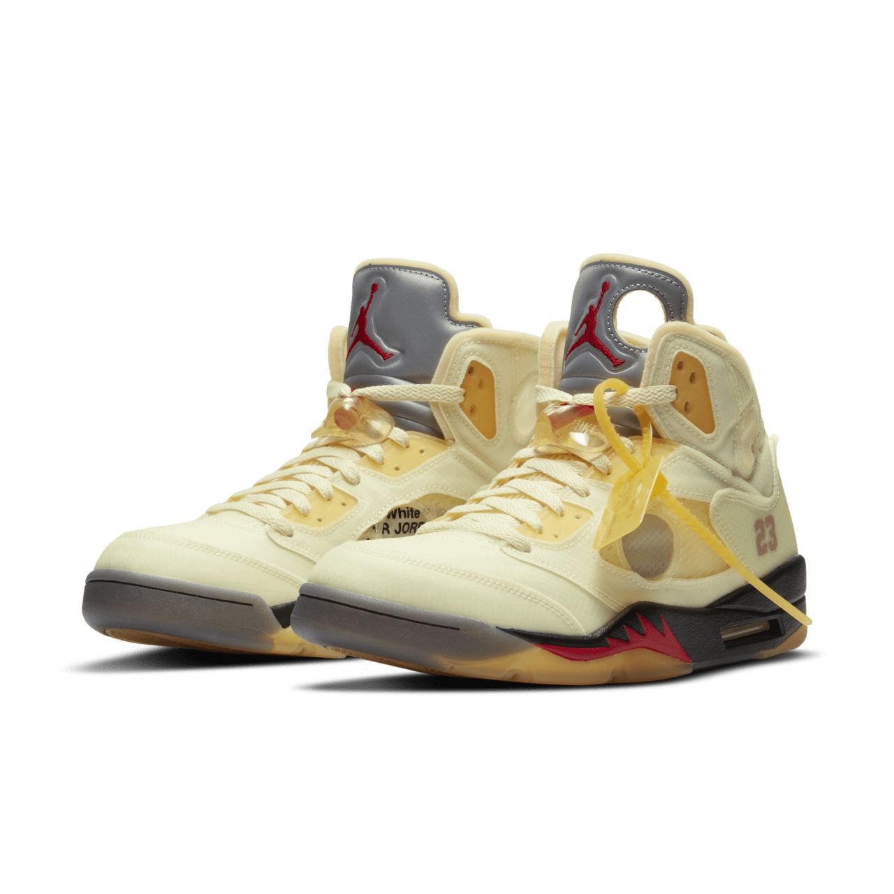 Air Jordan 5 x Off White Sail Release Date. Nike SNKRS